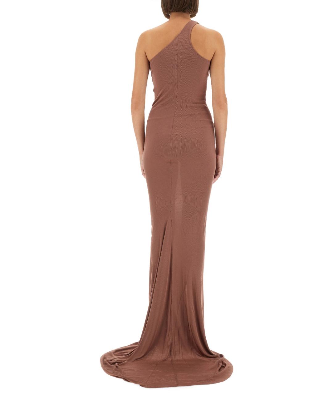 RICK OWENS Розовое вискозное вечернее платье, фото 3