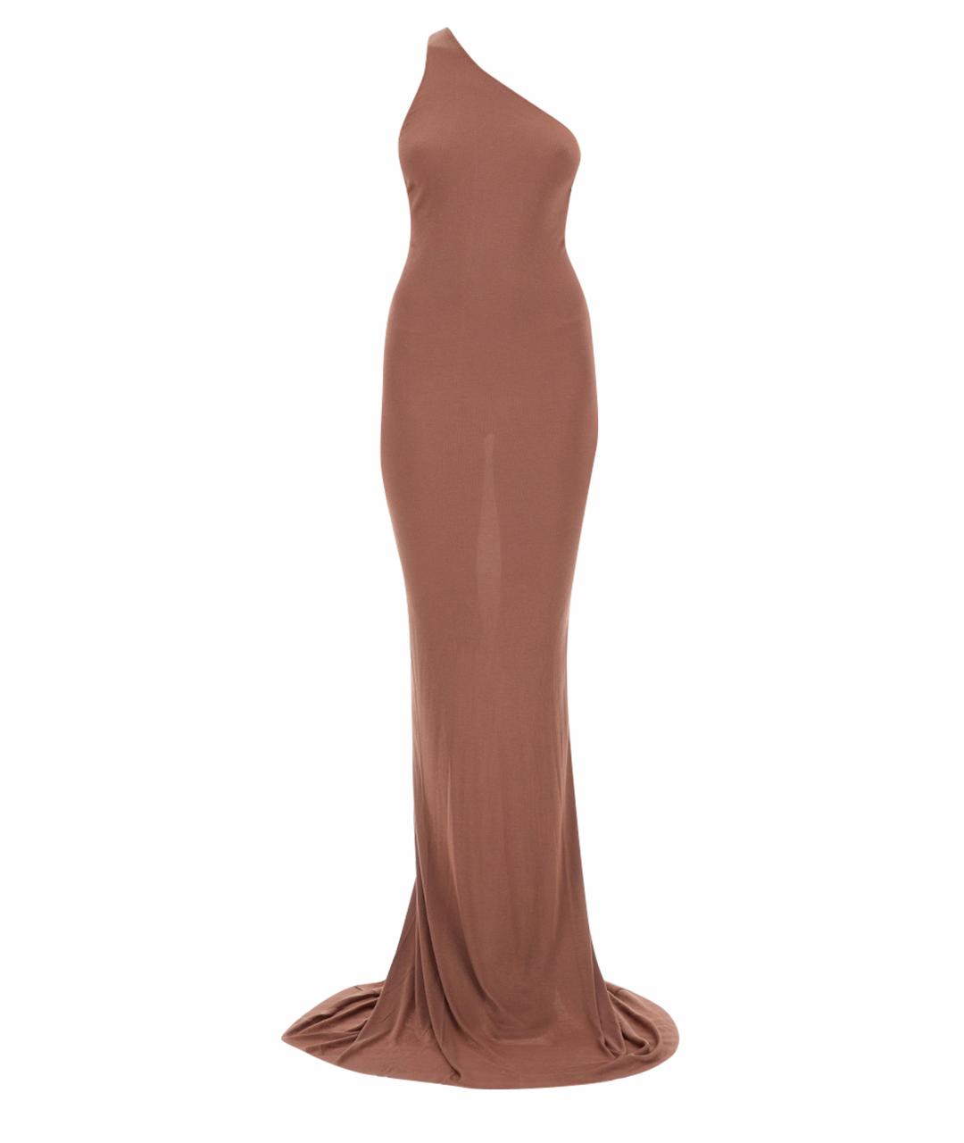 RICK OWENS Розовое вискозное вечернее платье, фото 6