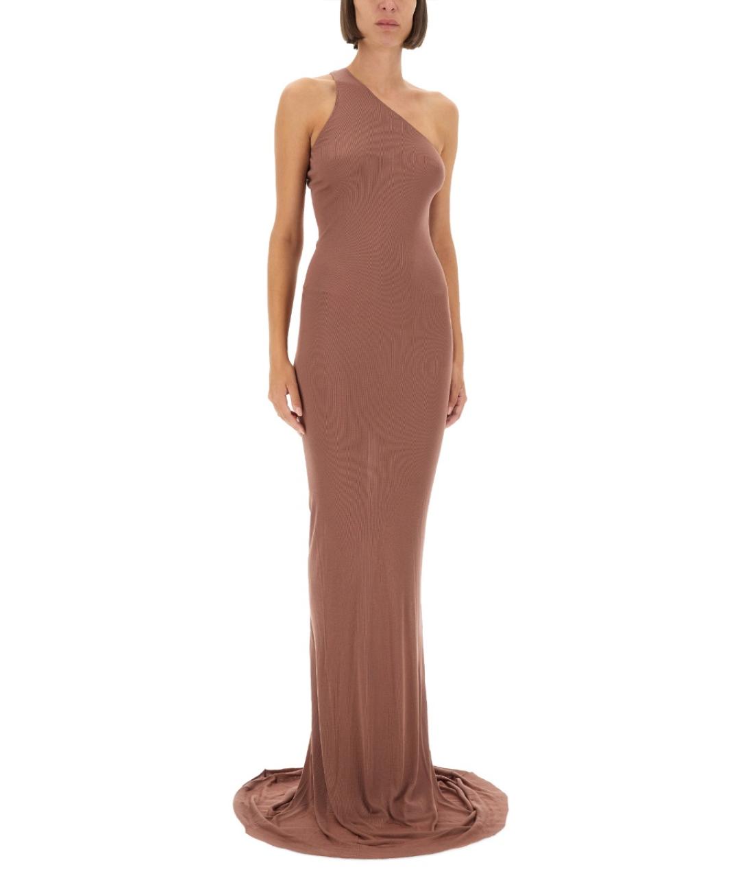 RICK OWENS Розовое вискозное вечернее платье, фото 2
