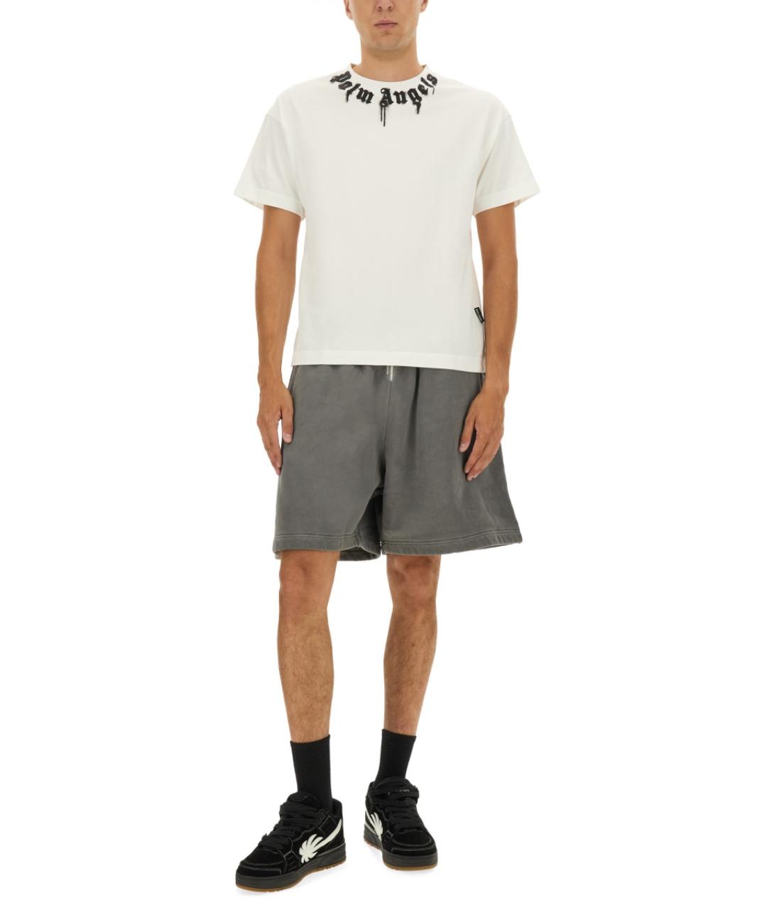 PALM ANGELS Белая футболка, фото 3