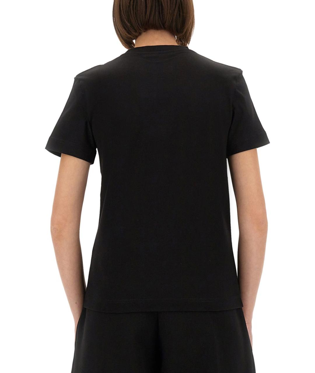 JACQUEMUS Черная хлопковая футболка, фото 4