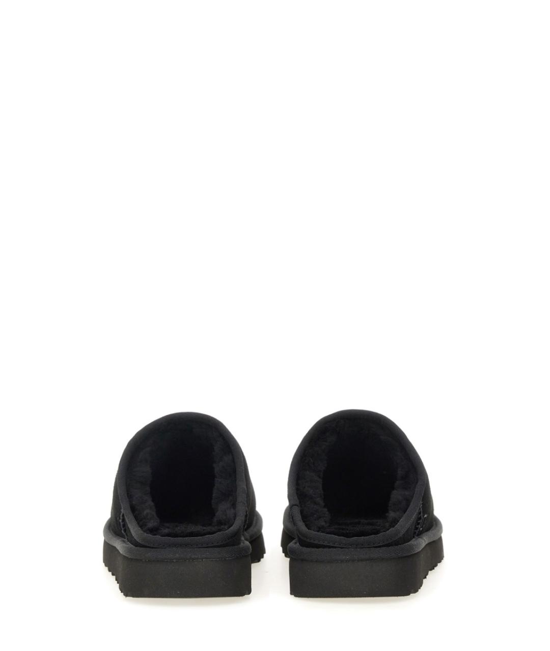 UGG AUSTRALIA Черные кожаные низкие ботинки, фото 4