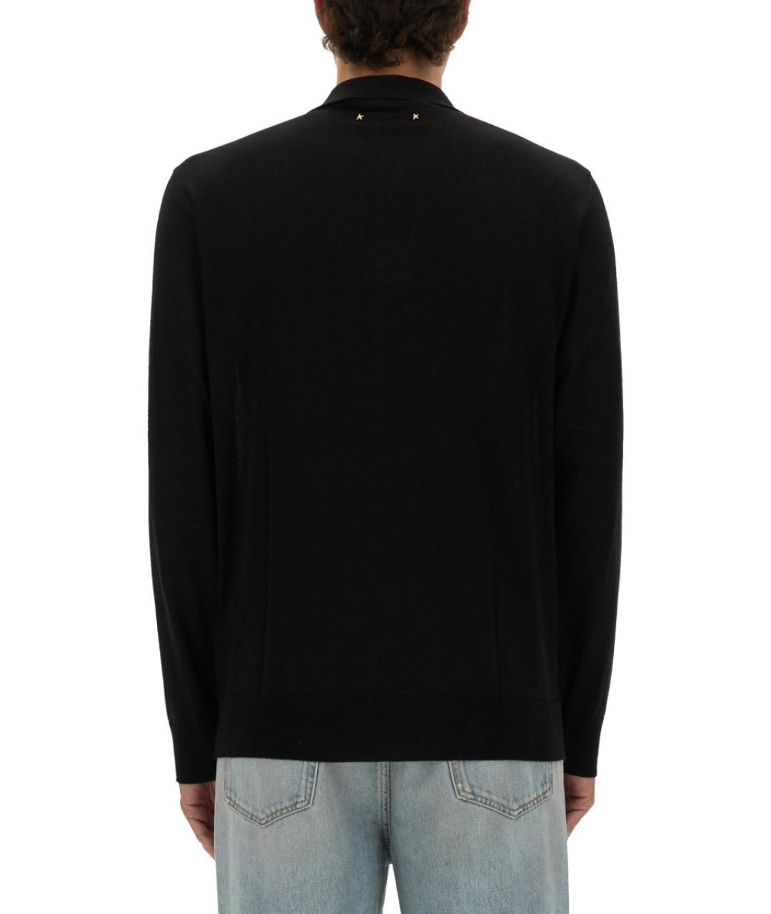 GOLDEN GOOSE DELUXE BRAND Черный шерстяной джемпер / свитер, фото 3