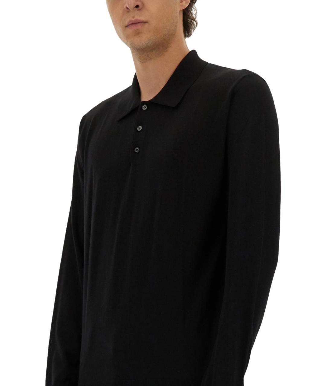 GOLDEN GOOSE DELUXE BRAND Черный шерстяной джемпер / свитер, фото 4