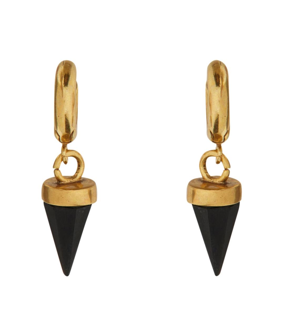 ISABEL MARANT Золотые латунные серьги, фото 2