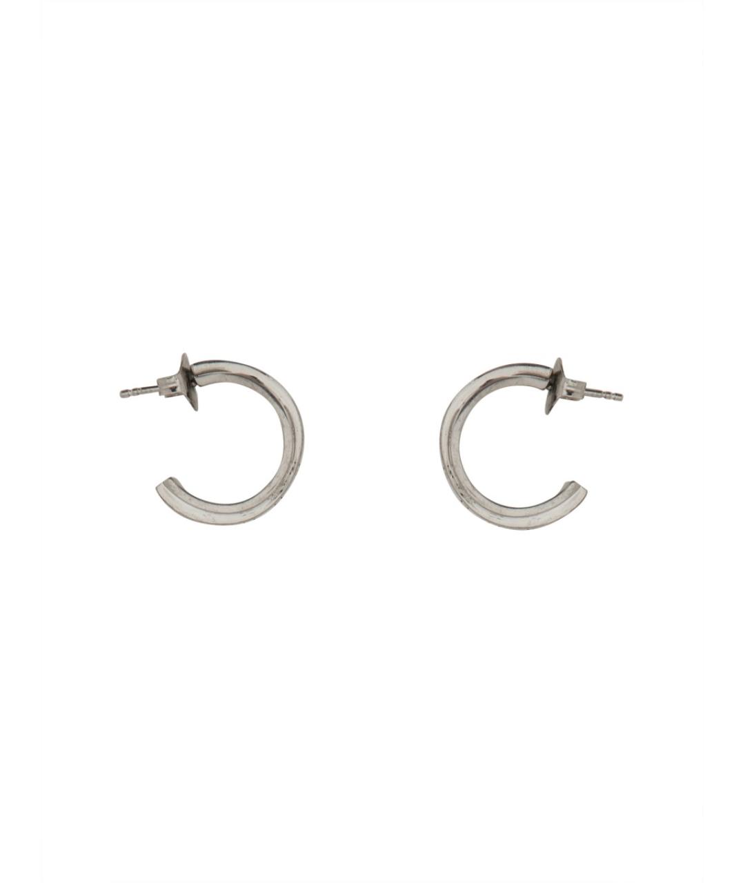 MM6 MAISON MARGIELA Серебряные металлические серьги, фото 3