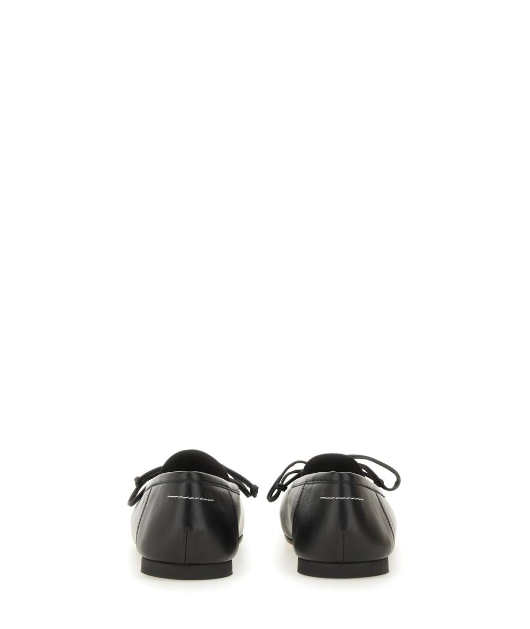 MM6 MAISON MARGIELA Черные кожаные балетки, фото 4
