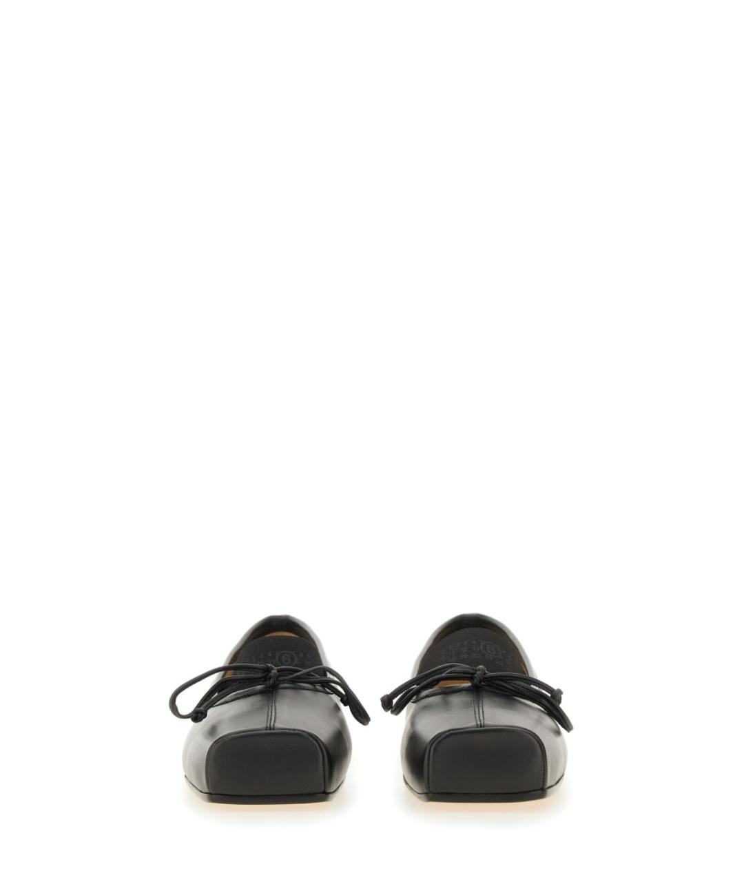 MM6 MAISON MARGIELA Черные кожаные балетки, фото 5