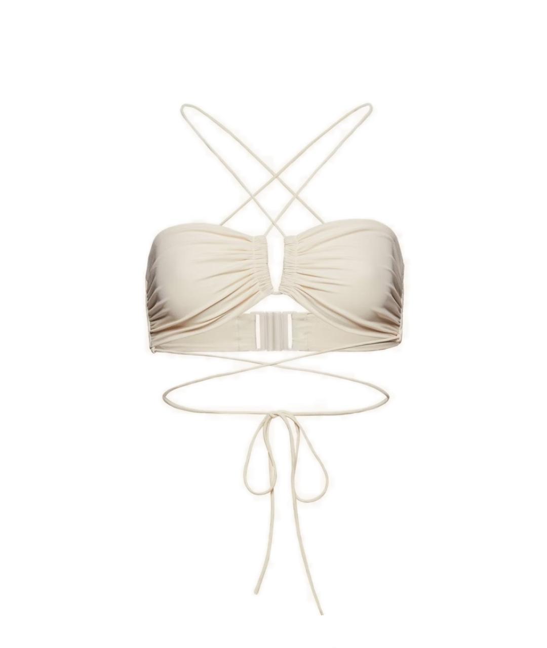 MAGDA BUTRYM Бежевый полиамидовый купальник, фото 3