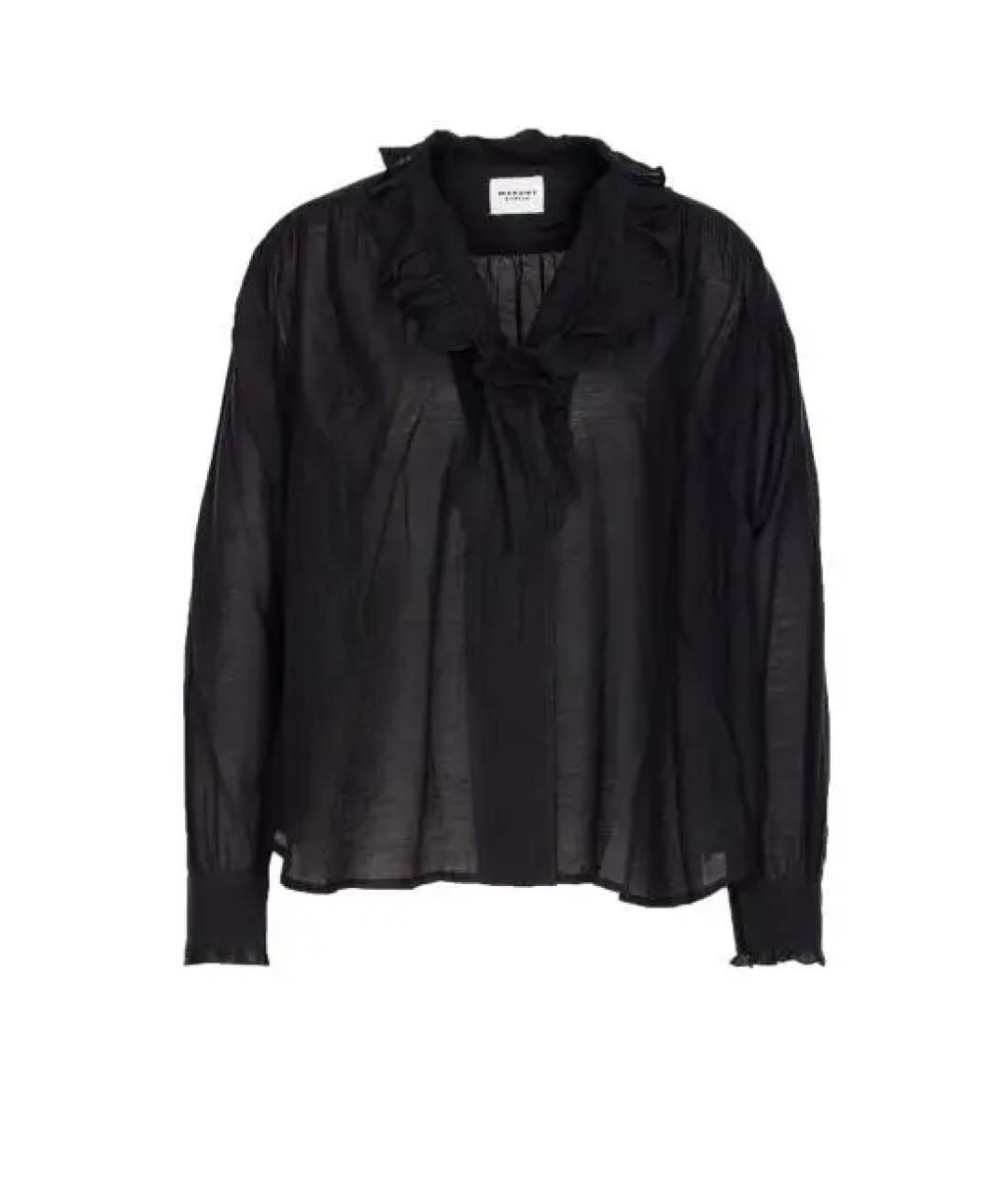 ISABEL MARANT ETOILE Черная хлопковая рубашка, фото 1