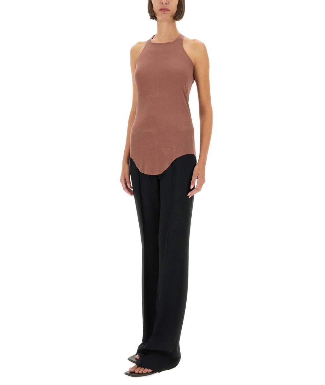 RICK OWENS Розовая вискозная блузы, фото 3