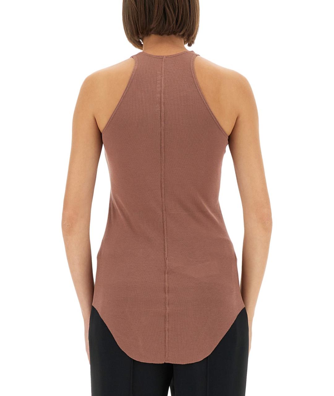 RICK OWENS Розовая вискозная блузы, фото 4