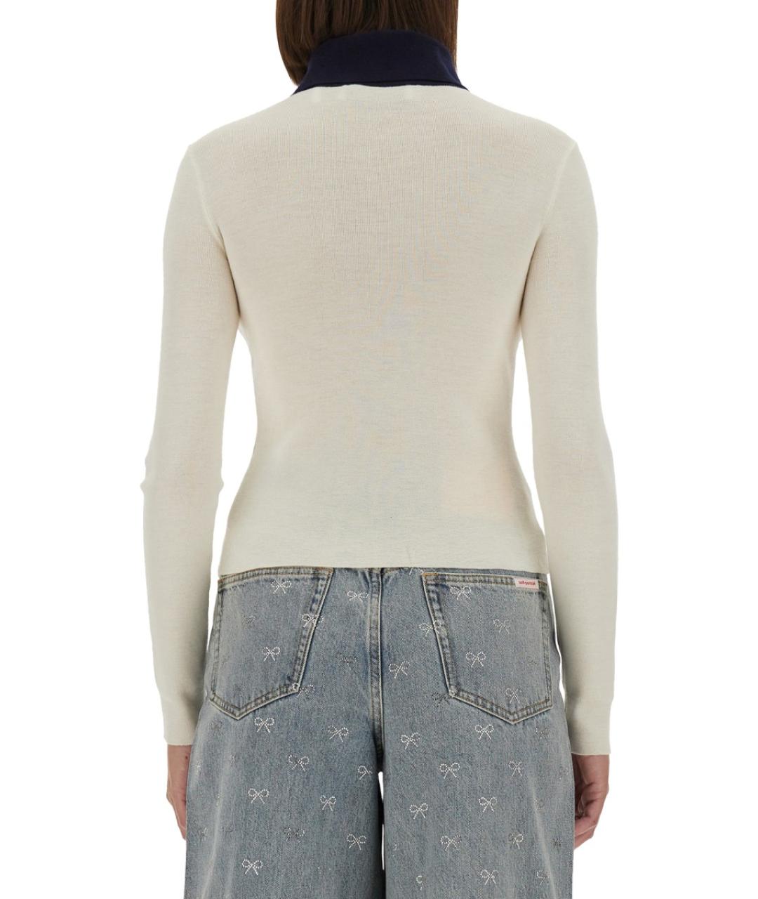 SELF-PORTRAIT Белый шерстяной джемпер / свитер, фото 4