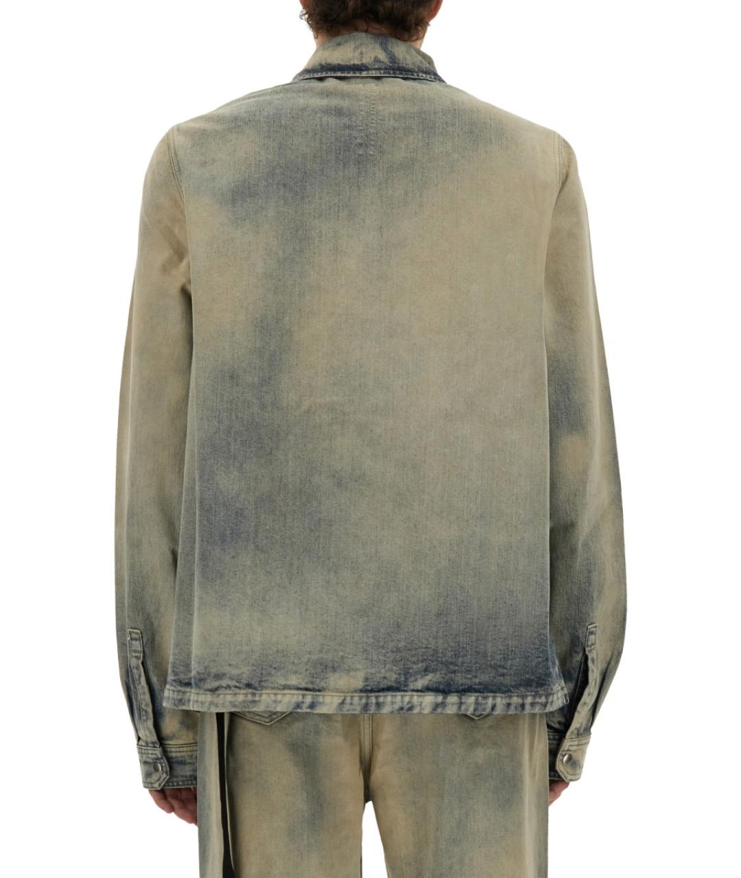 RICK OWENS DRKSHDW Синяя хлопковая куртка, фото 4