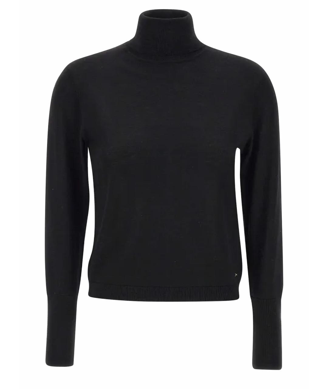 GOLDEN GOOSE DELUXE BRAND Черная шерстяная водолазка, фото 1
