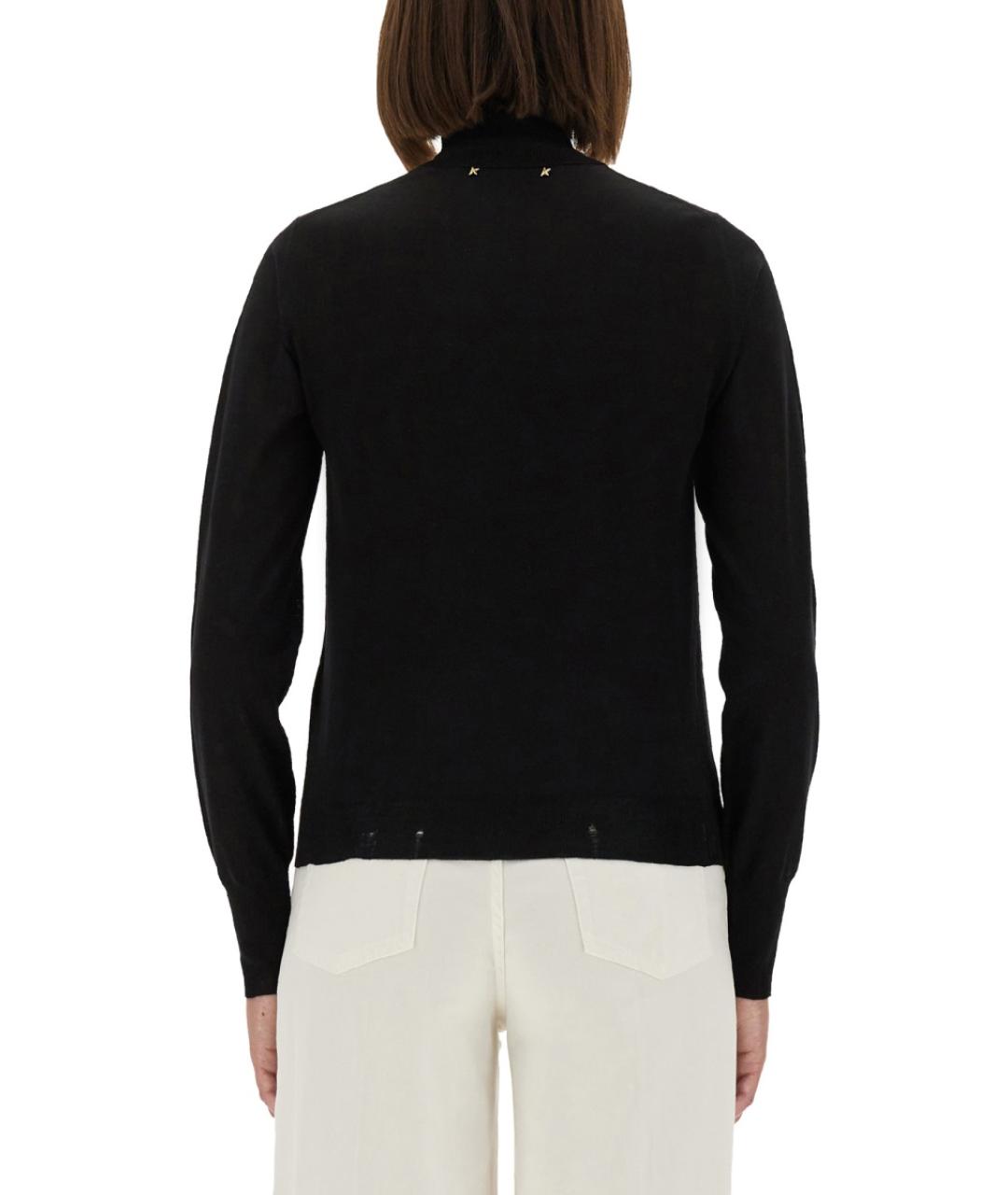 GOLDEN GOOSE DELUXE BRAND Черная шерстяная водолазка, фото 3