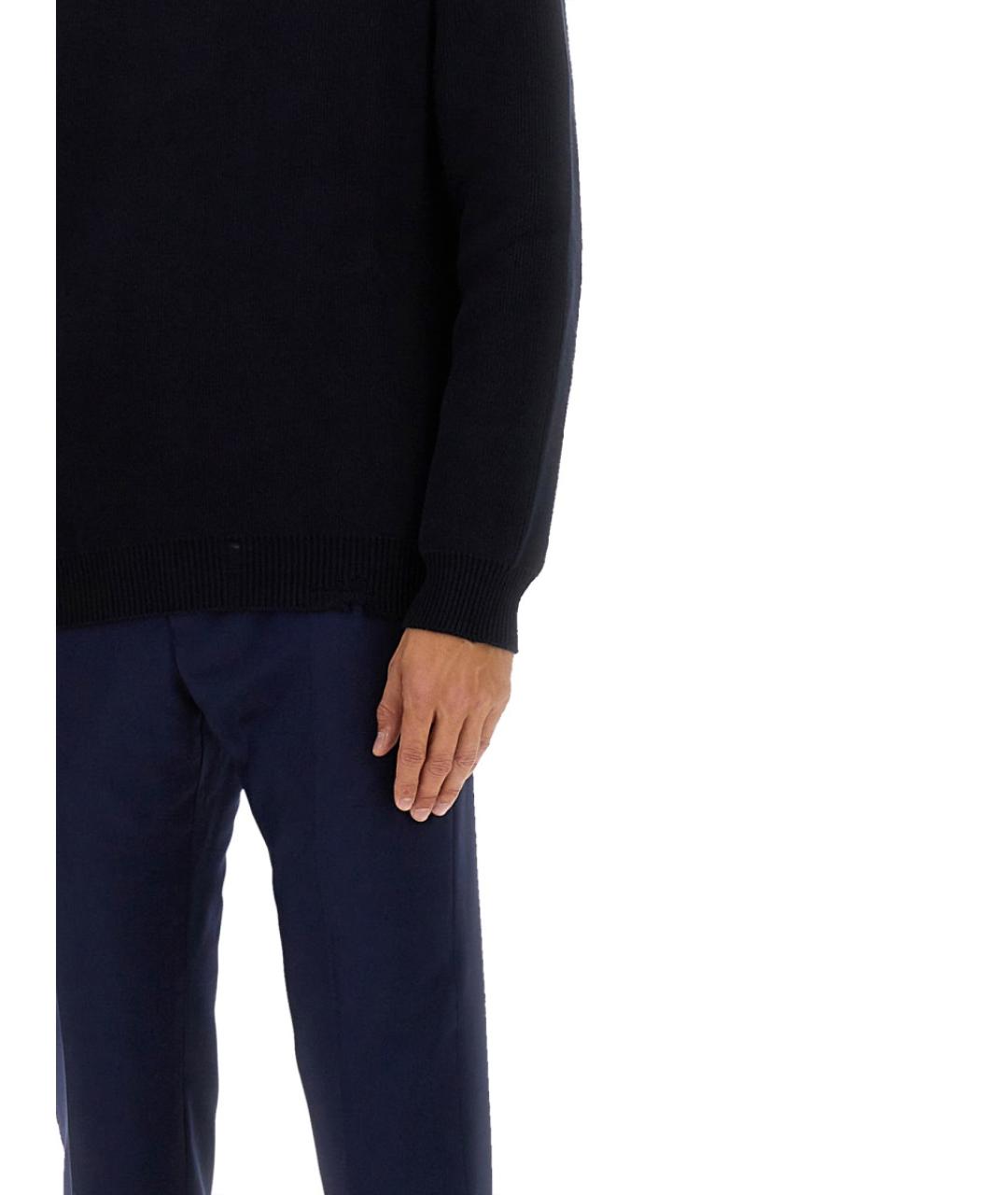 GOLDEN GOOSE DELUXE BRAND Синий хлопковый джемпер / свитер, фото 4