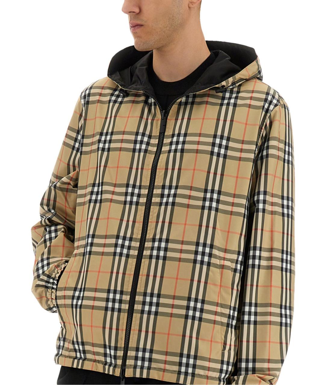 BURBERRY Мульти полиэстеровая куртка, фото 5