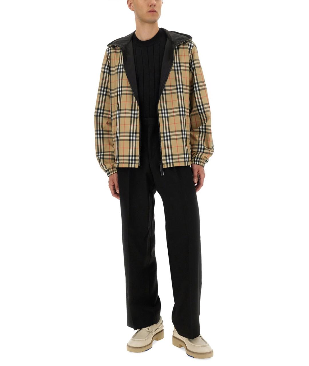 BURBERRY Мульти полиэстеровая куртка, фото 6