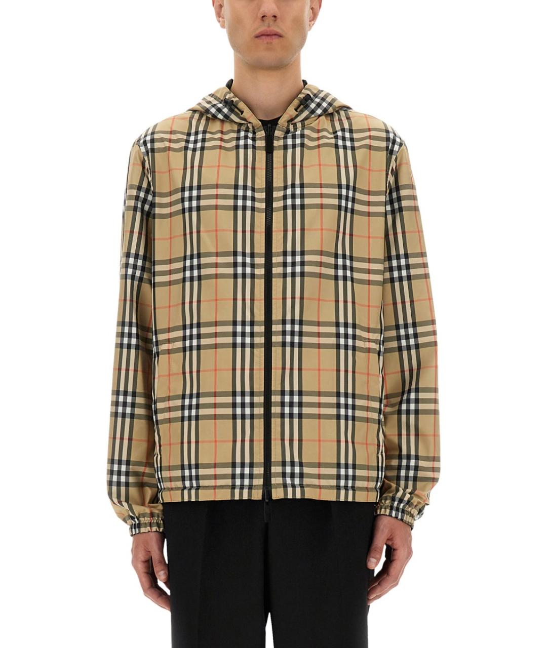 BURBERRY Мульти полиэстеровая куртка, фото 2