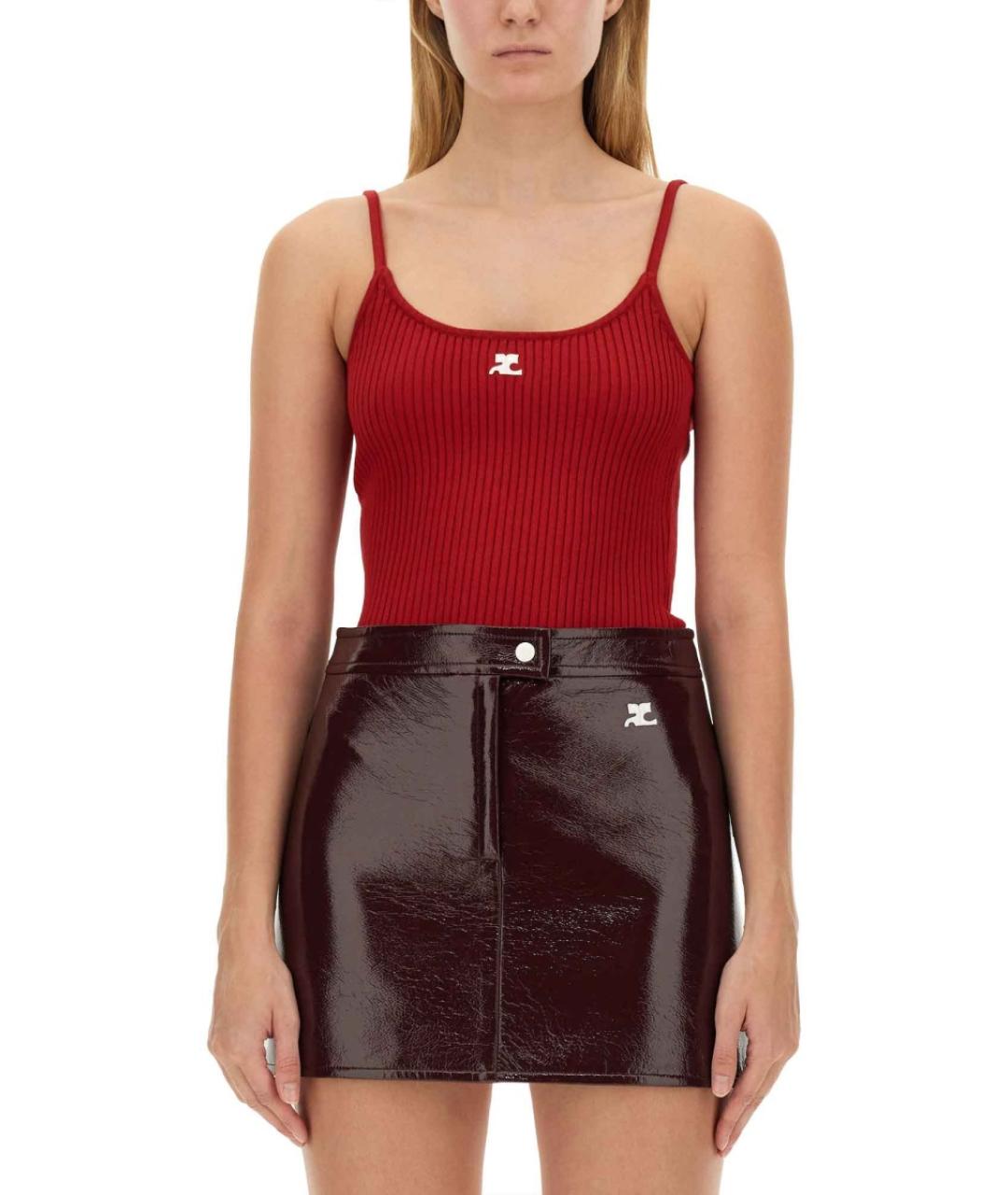 COURREGES Красная майка, фото 2