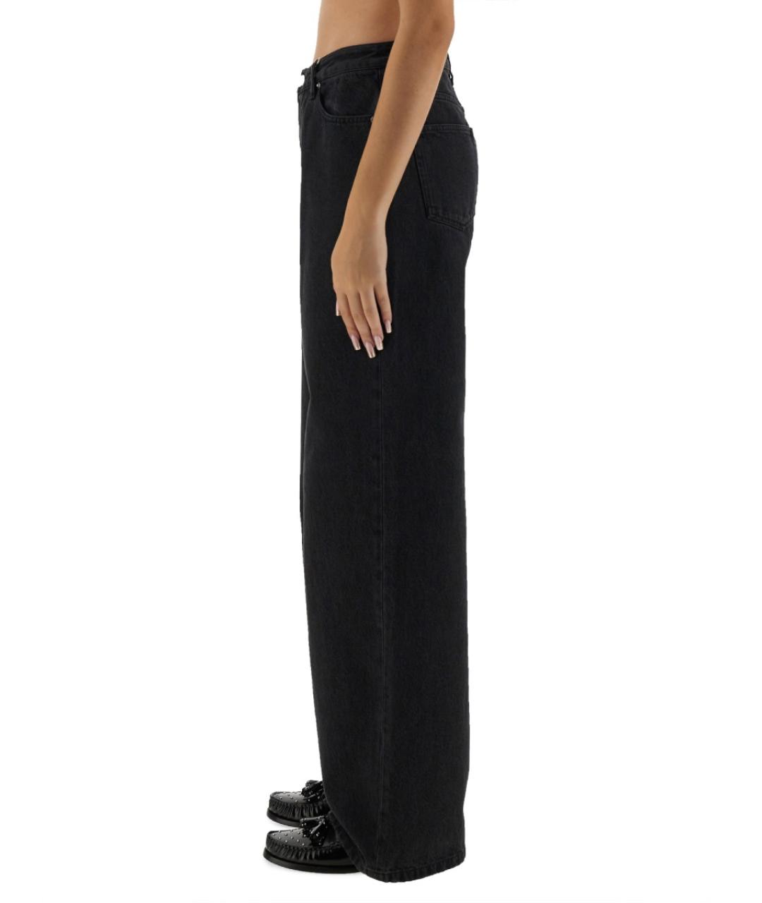 A.P.C. Черные хлопковые прямые джинсы, фото 4