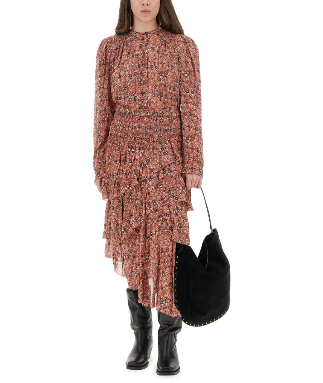 ISABEL MARANT ETOILE Красная вискозная рубашка, фото 3
