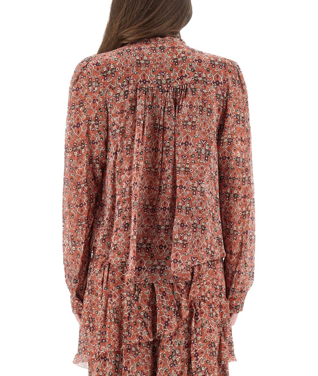 ISABEL MARANT ETOILE Красная вискозная рубашка, фото 4