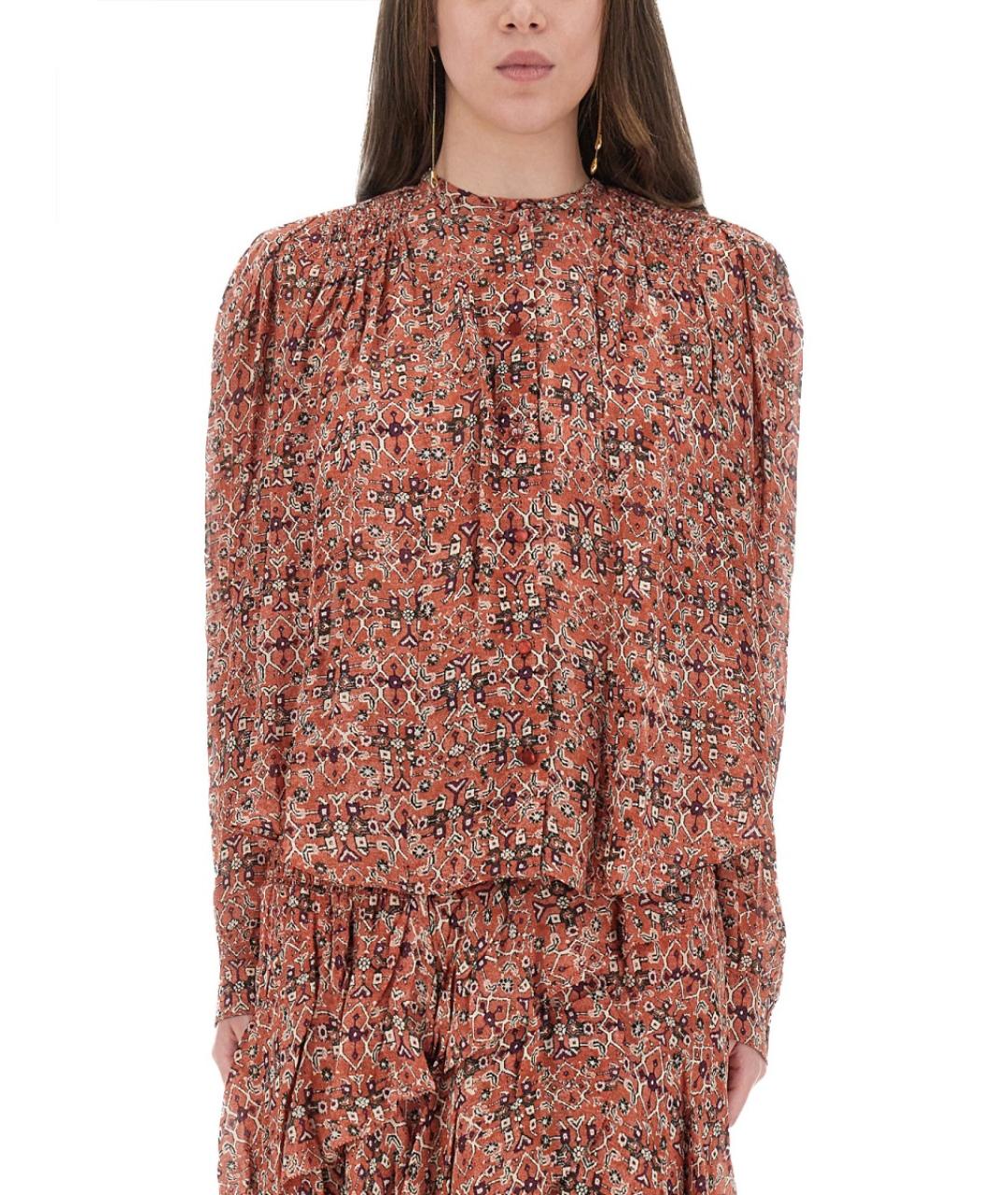 ISABEL MARANT ETOILE Красная вискозная рубашка, фото 2