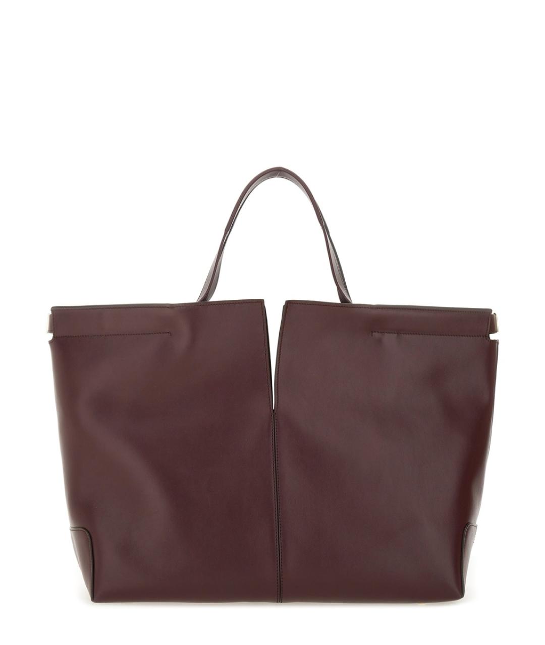 TOD'S Бордовая кожаная сумка через плечо, фото 3