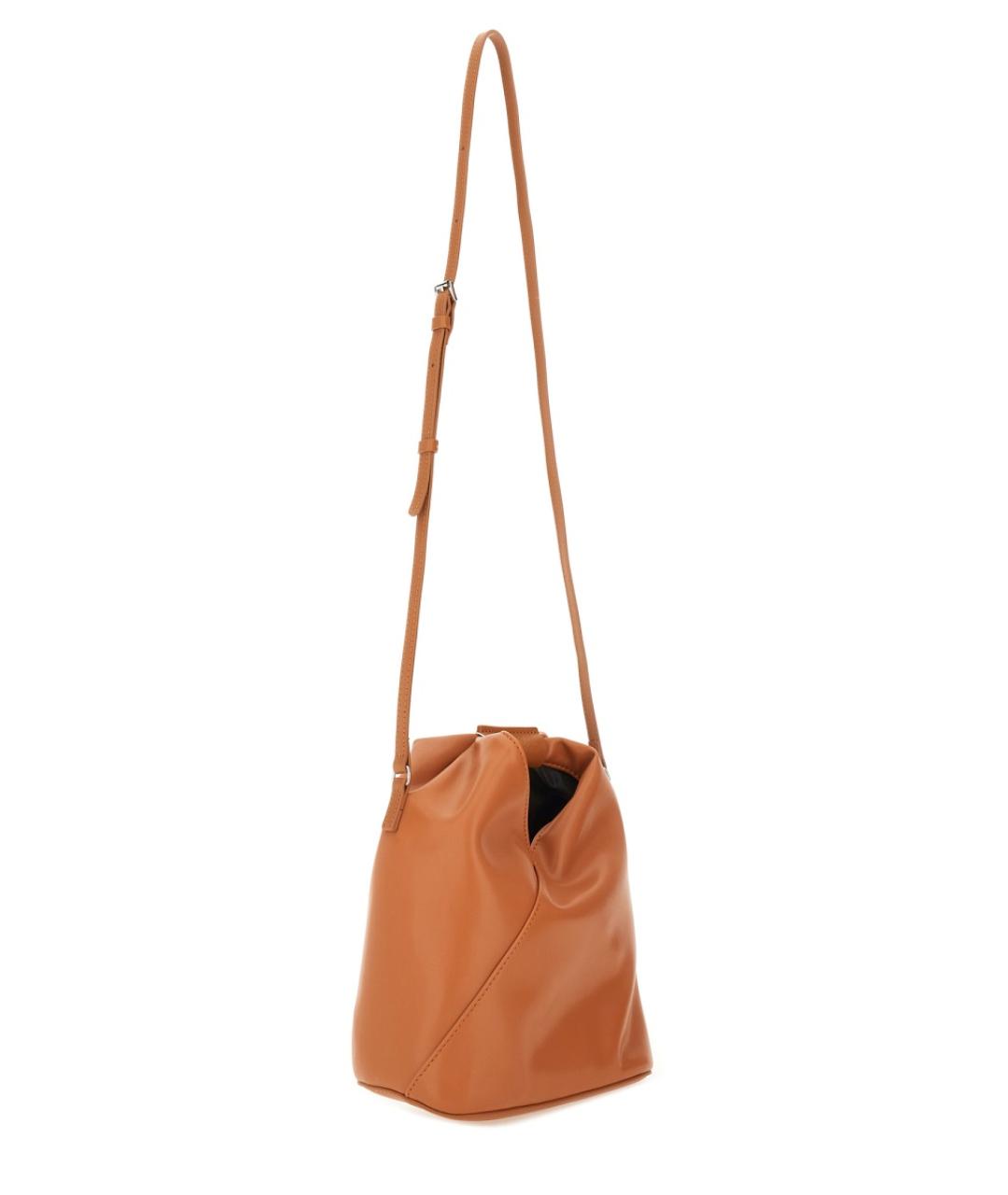 MM6 MAISON MARGIELA Коричневая сумка тоут из искусственной кожи, фото 3