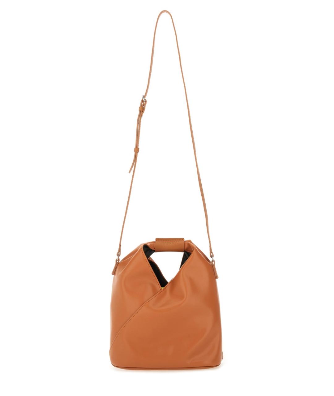 MM6 MAISON MARGIELA Коричневая сумка тоут из искусственной кожи, фото 1