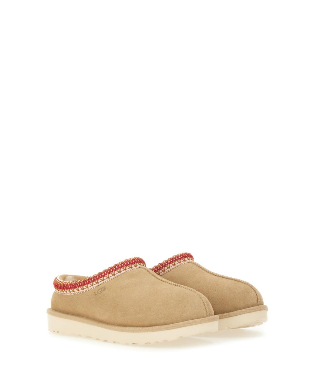 UGG AUSTRALIA Белые кожаные шлепанцы, фото 3