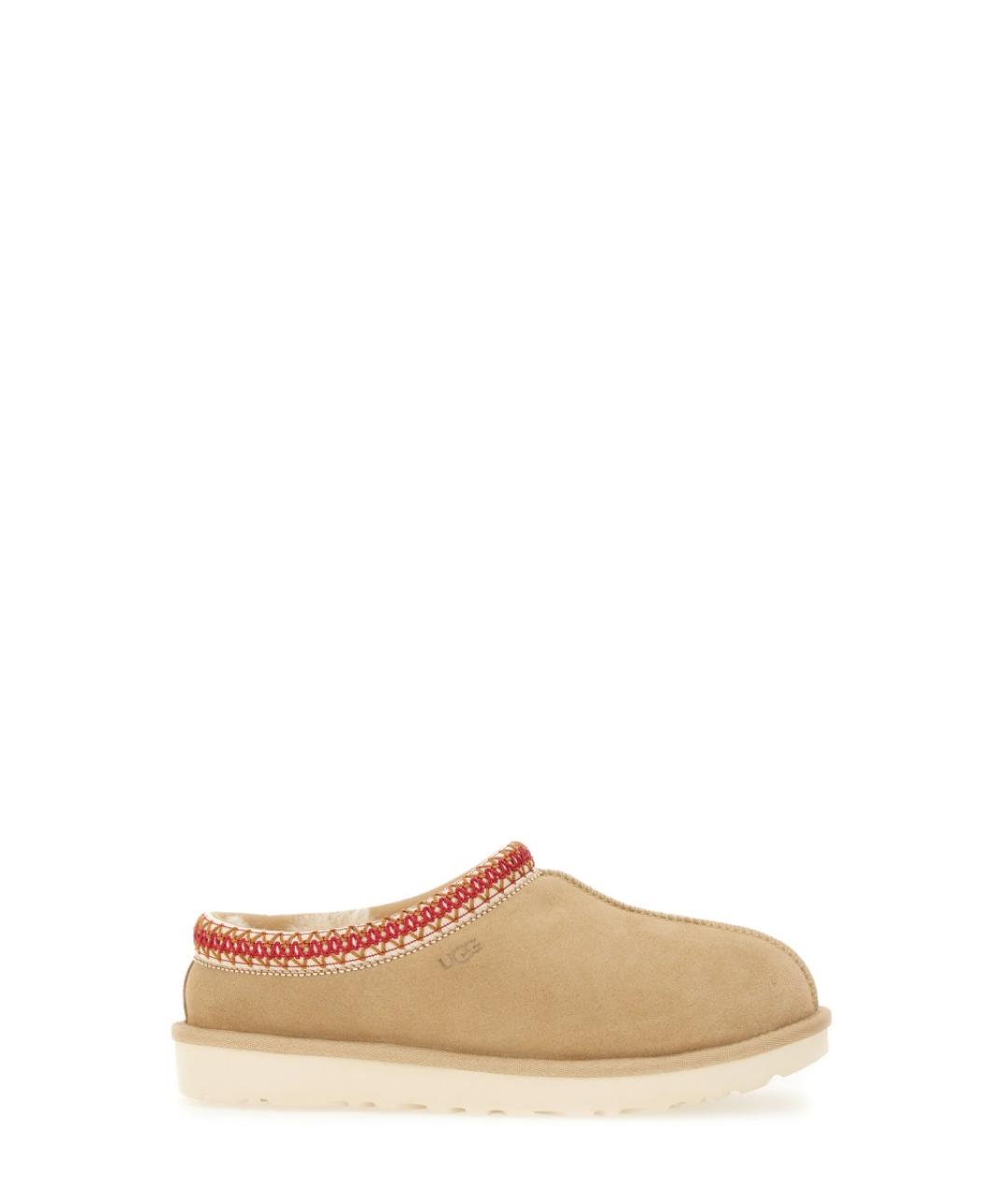 UGG AUSTRALIA Белые кожаные шлепанцы, фото 1