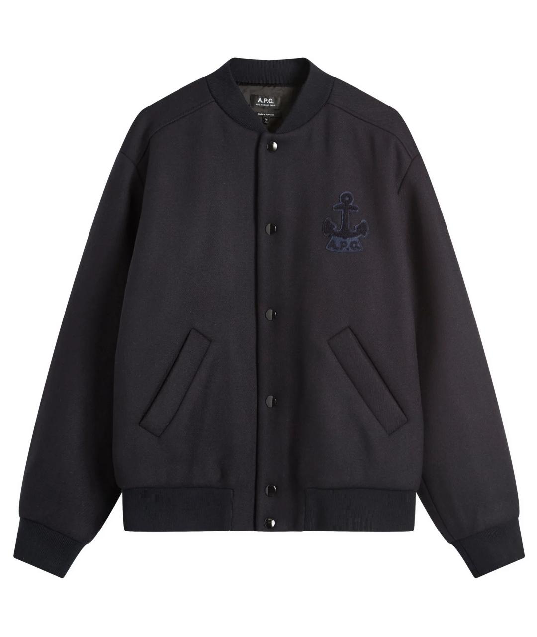 A.P.C. Синяя шерстяная куртка, фото 1