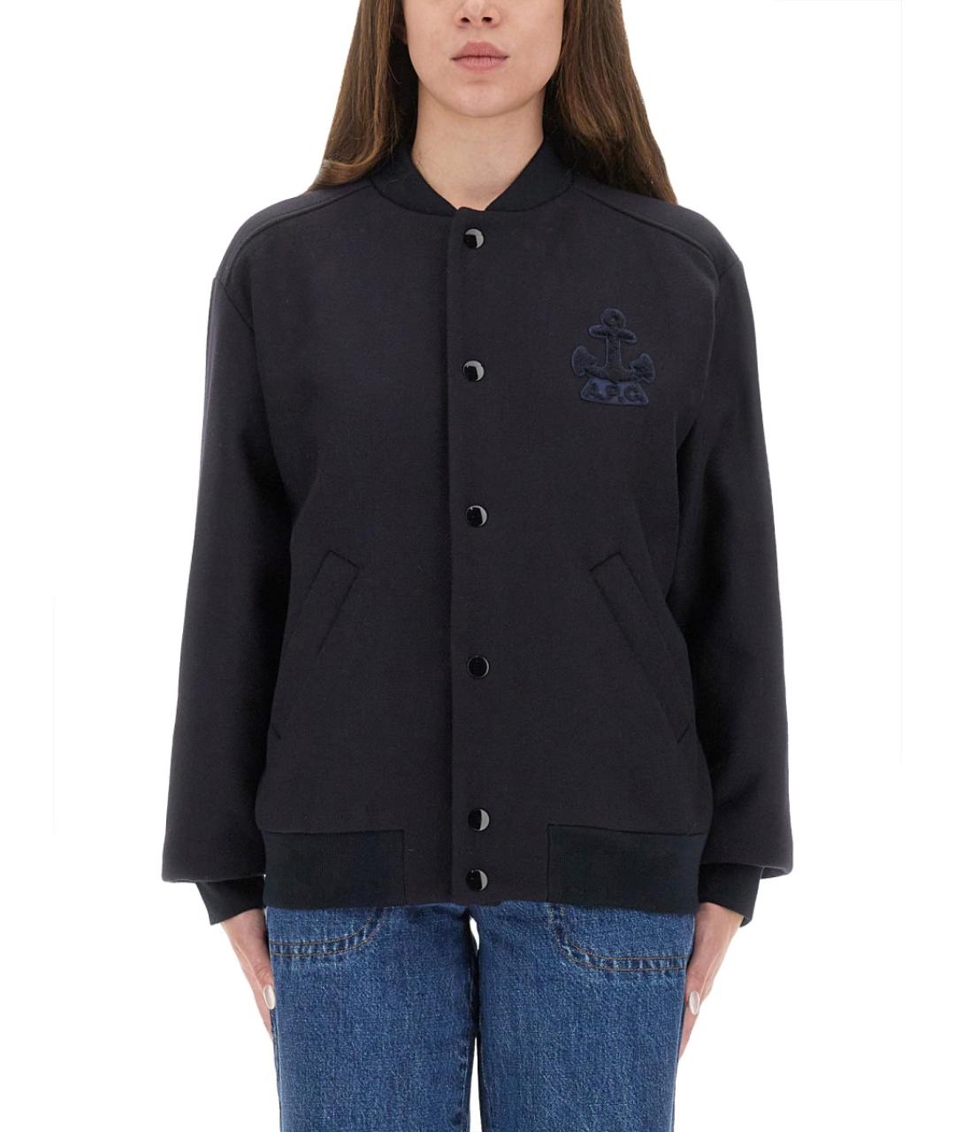 A.P.C. Синяя шерстяная куртка, фото 2