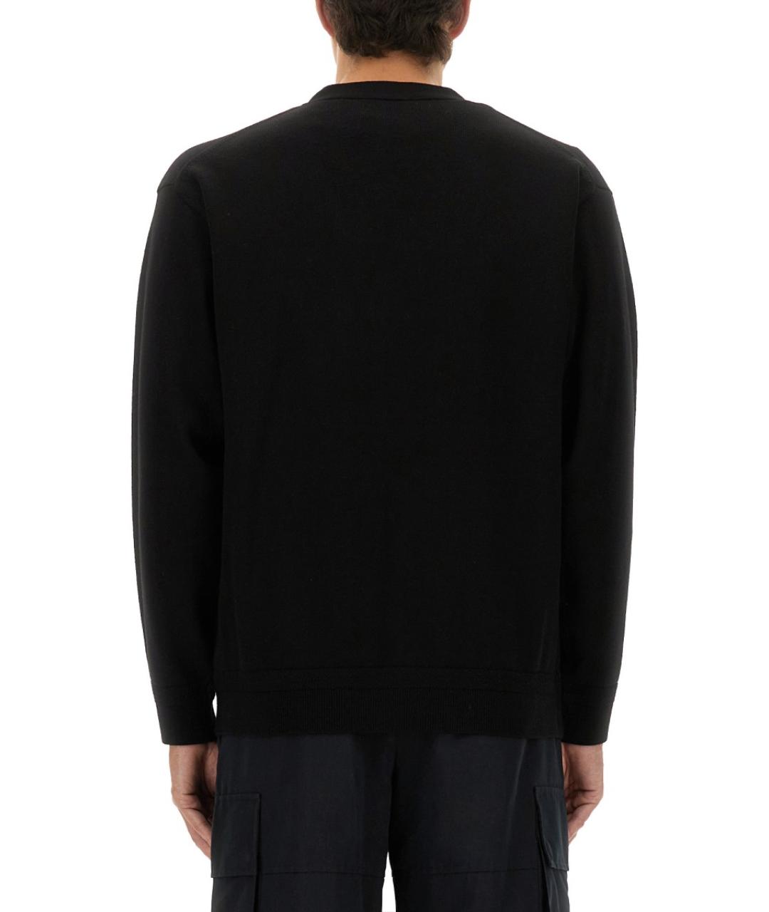 KENZO Черный шерстяной кардиган, фото 4