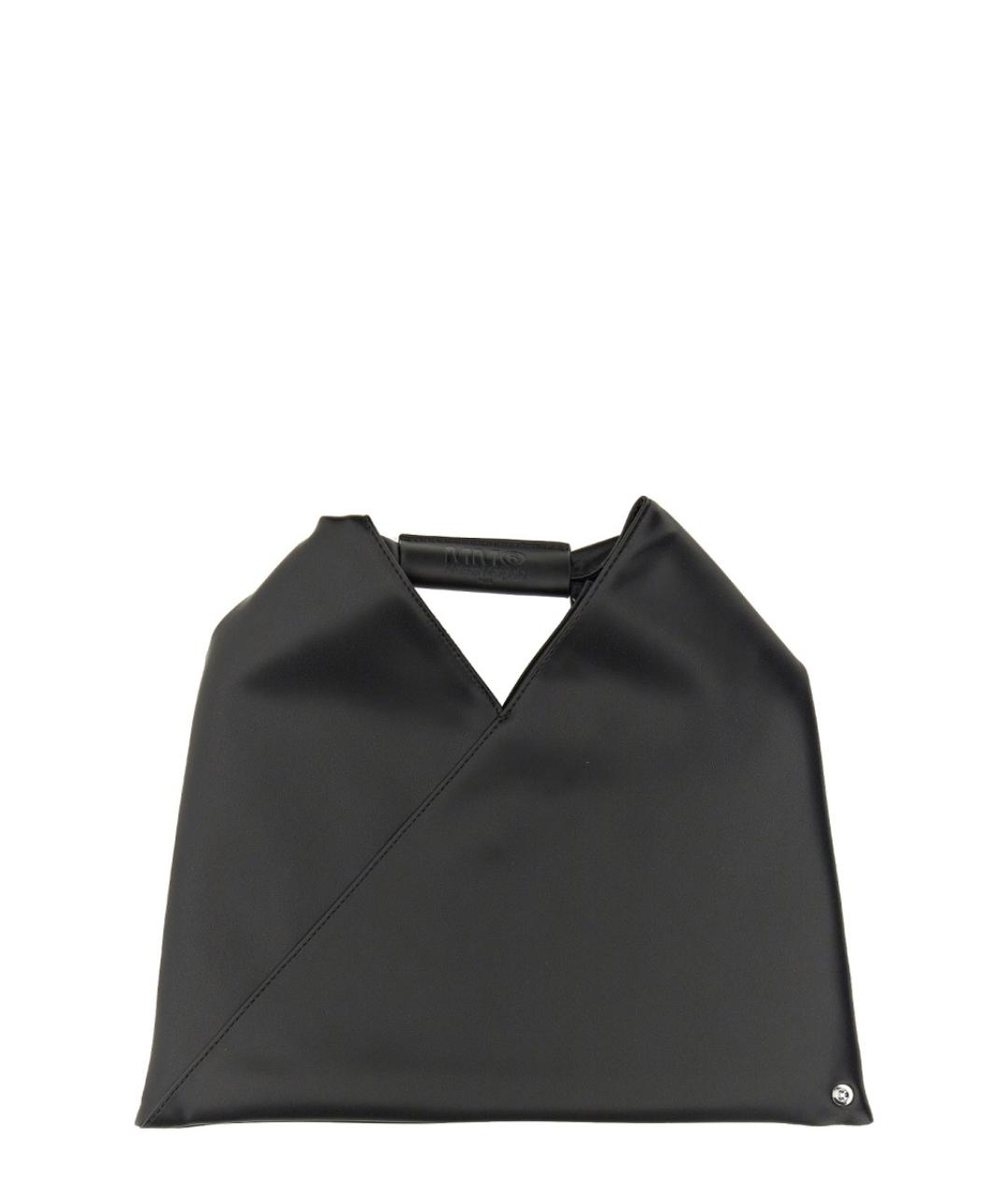 MM6 MAISON MARGIELA Черная синтетическая сумка тоут, фото 1