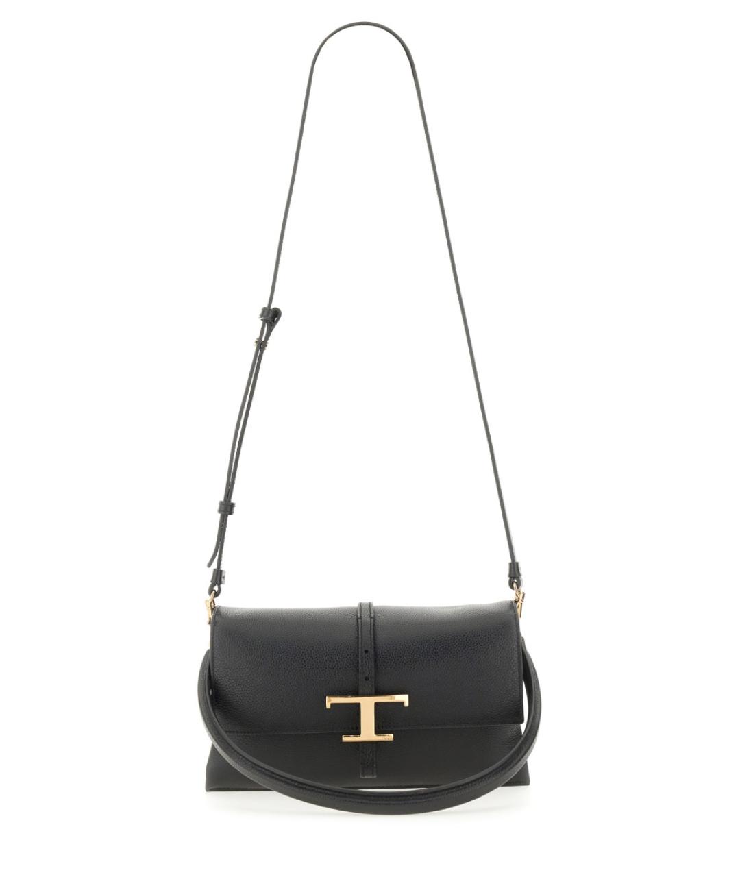 TOD'S Черная кожаная сумка через плечо, фото 2