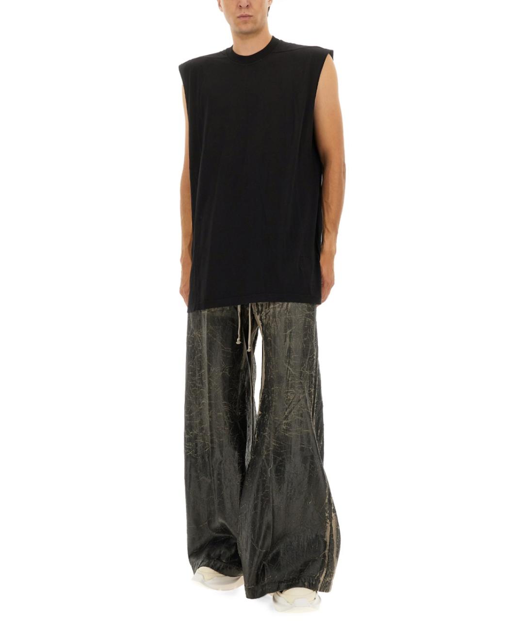 RICK OWENS DRKSHDW Мульти хлопковые повседневные брюки, фото 3