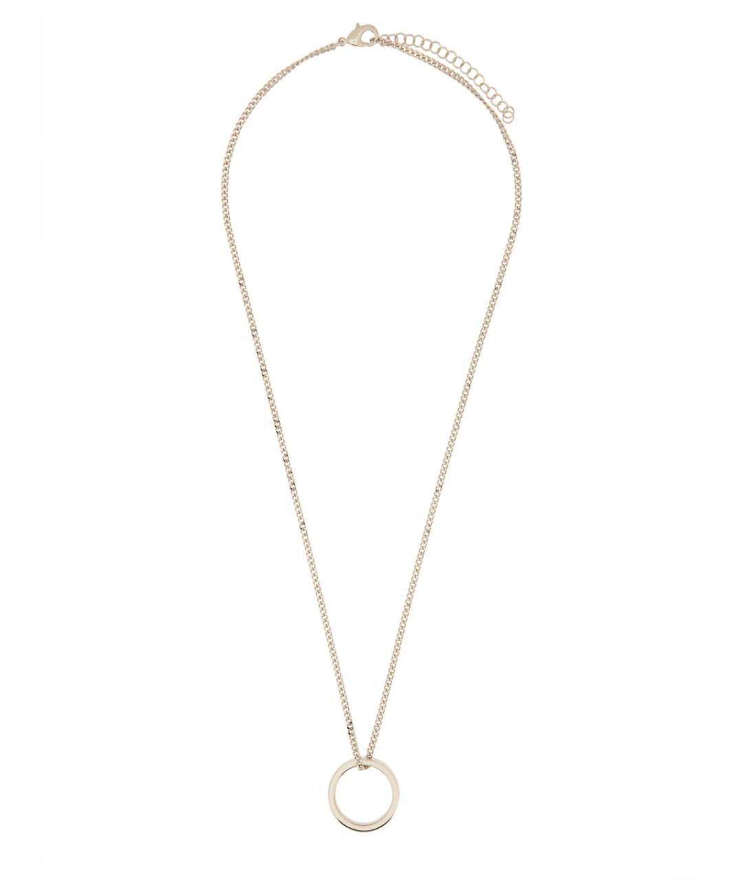 MM6 MAISON MARGIELA Серебряная латунная цепочка, фото 1