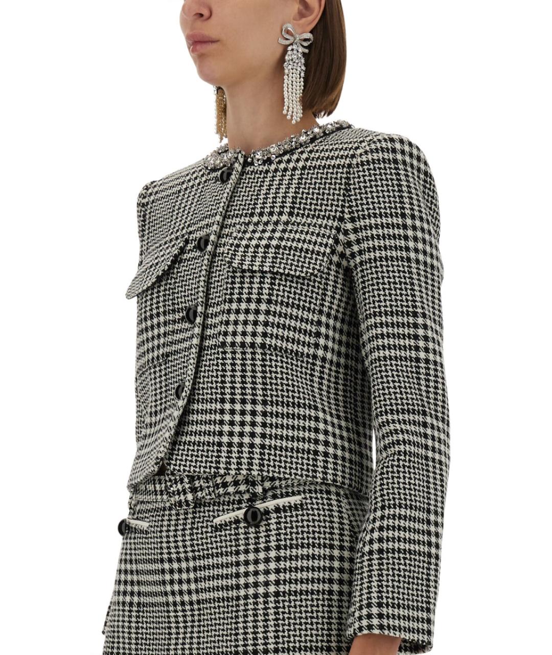 SELF-PORTRAIT Мульти полиэстеровый жакет/пиджак, фото 5