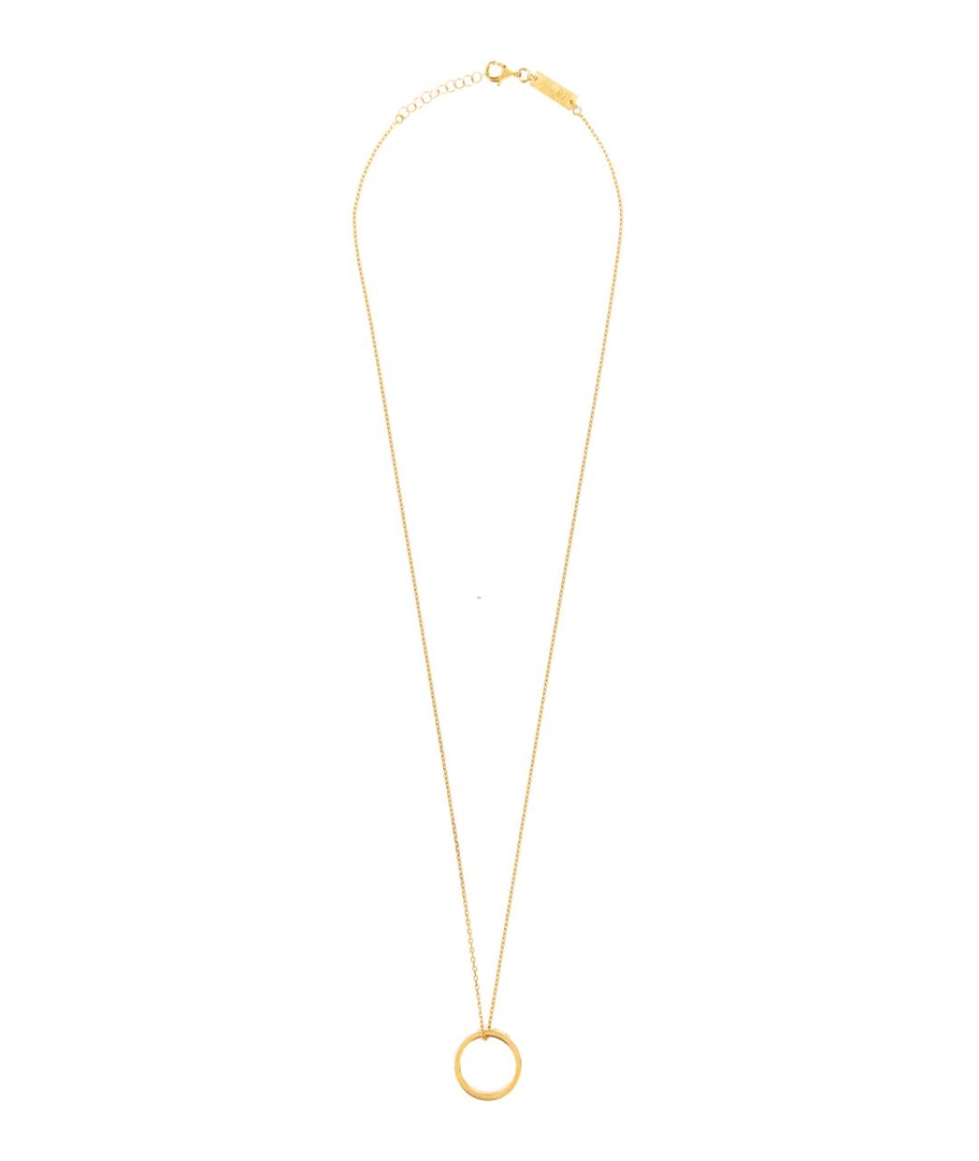 MAISON MARGIELA Золотая латунная подвеска, фото 3