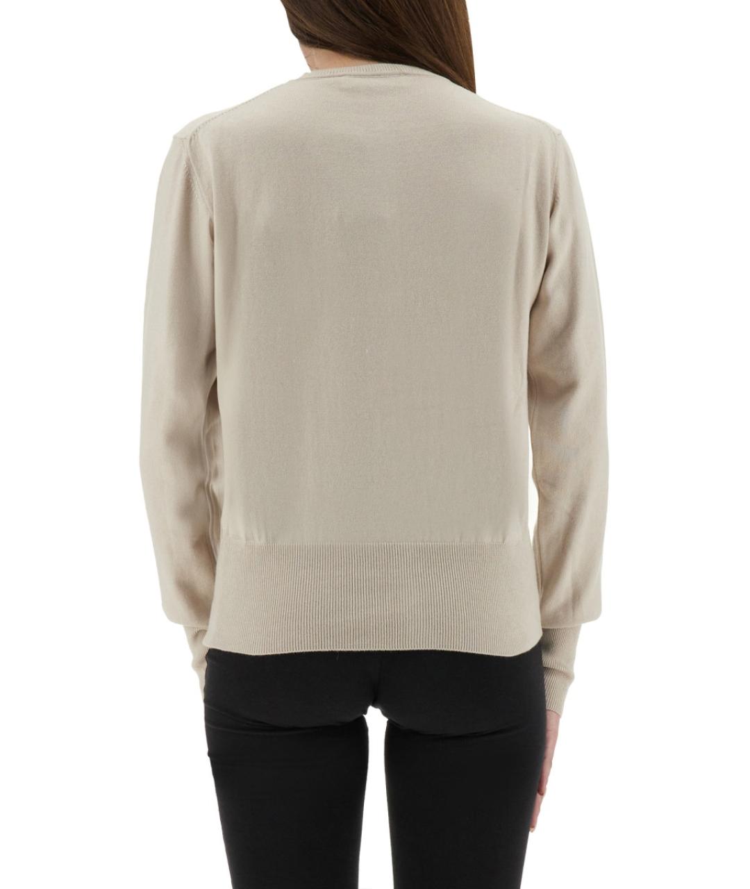 VIVIENNE WESTWOOD Бежевый хлопковый джемпер / свитер, фото 4