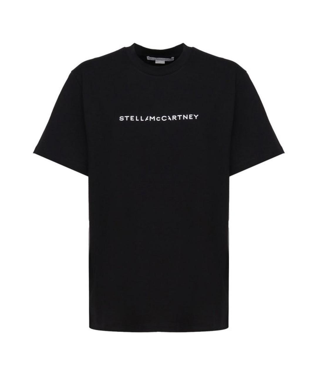STELLA MCCARTNEY Черная хлопковая футболка, фото 1