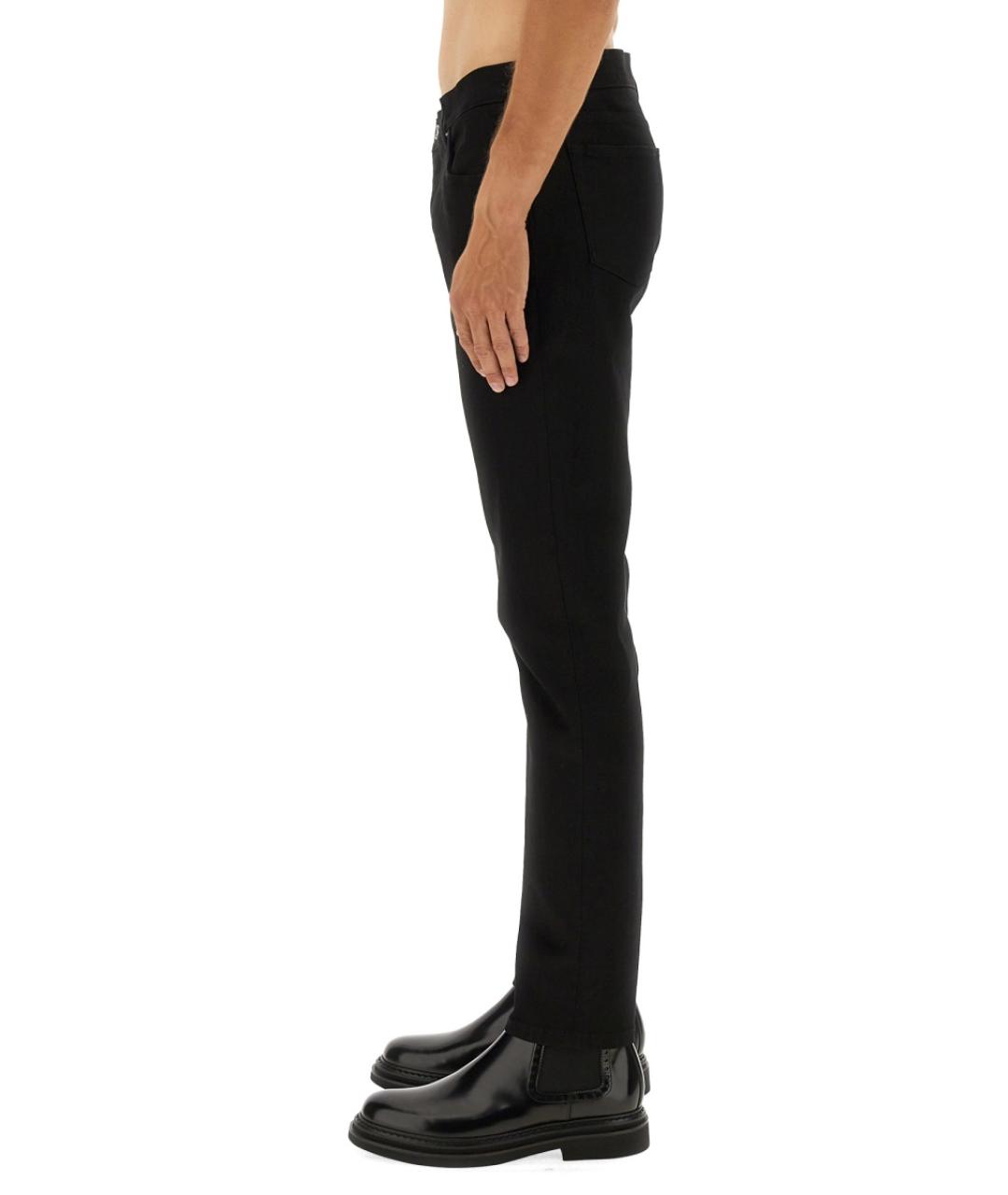 DOLCE&GABBANA Черные хлопковые джинсы скинни, фото 3