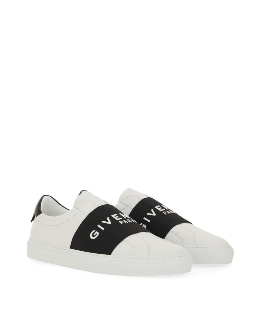 GIVENCHY Белые кожаные слипоны, фото 2