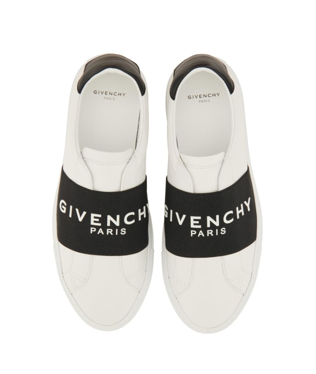 GIVENCHY Белые кожаные слипоны, фото 6