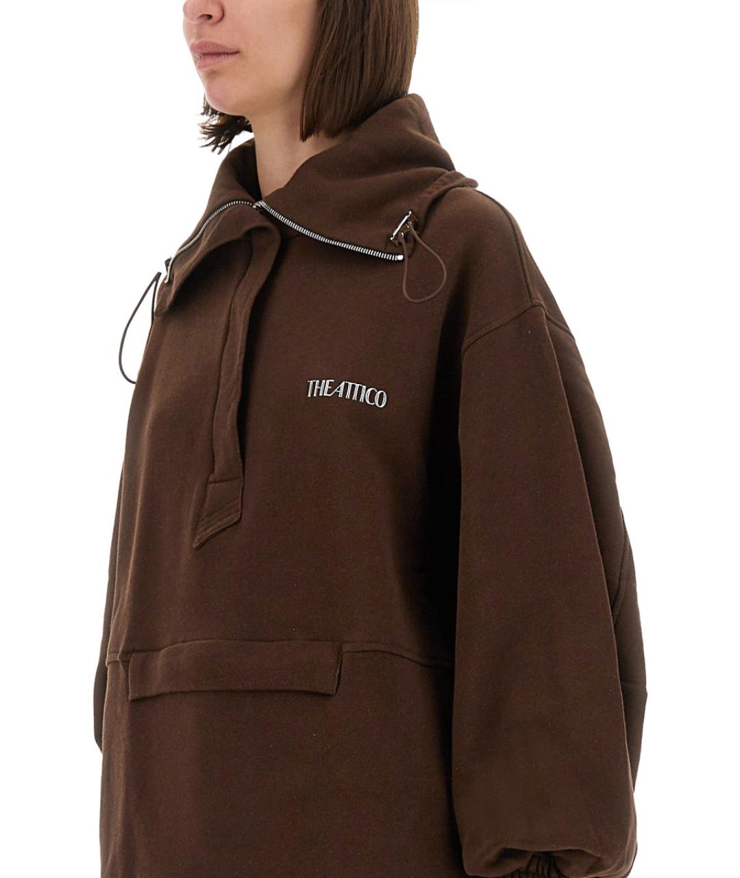 THE ATTICO Коричневая куртка, фото 5