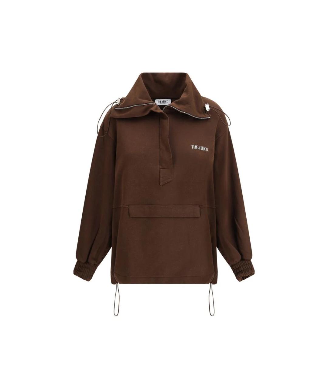 THE ATTICO Коричневая куртка, фото 1